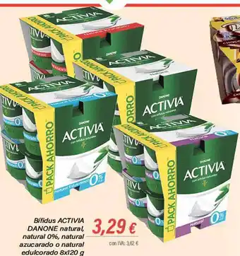 Cash Ifa Bifidus activia danone natural natural 0% natural azucarado o natural edulcorado oferta