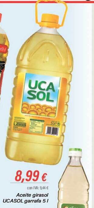 Cash Ifa Aceite girasol ucasol oferta