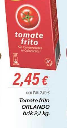 Cash Ifa Tomate frito orlando oferta
