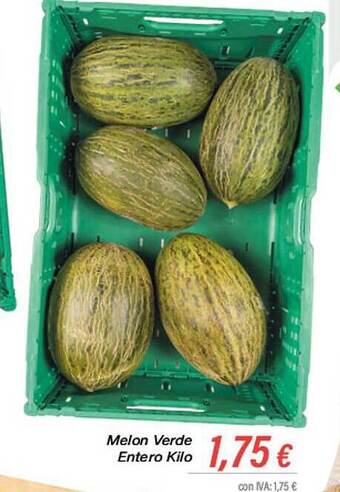 Cash Ifa Melon verde entero oferta