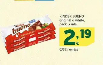 HiperDino Kinder bueno original ou white pack 3 oferta