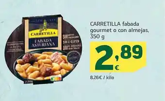 HiperDino Carretilla fabada gourmet o con almejas oferta