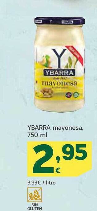 HiperDino Ybarra mayonesa oferta