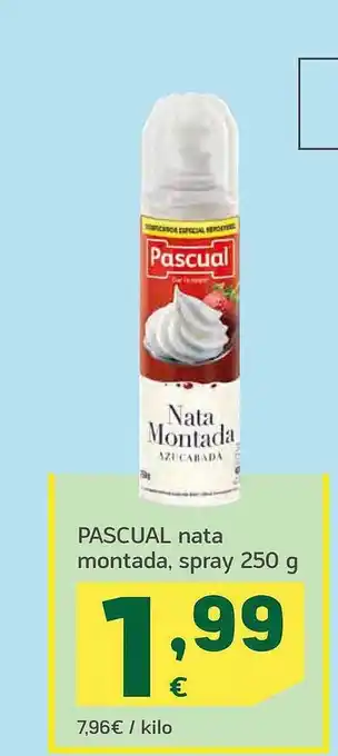 HiperDino Pascual nata montada oferta