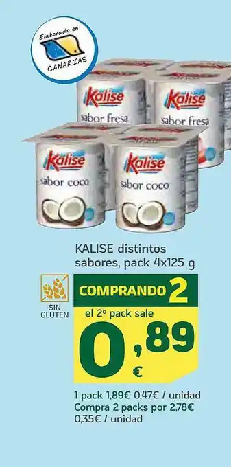 HiperDino Kalise distintos sabores oferta