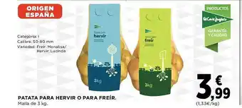 El Corte Inglés Patata para hervir o para freír. oferta