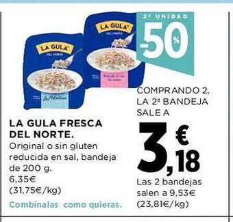 El Corte Inglés 2a unidad -50% la gula fresca del norte oferta