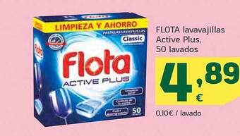 HiperDino Flota lavavajillas active plus 50 lavados oferta