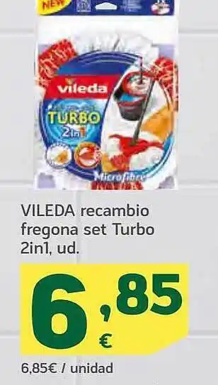HiperDino Vileda recambio fregona set turbo oferta