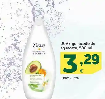 HiperDino Dove gel aceite de aguacate oferta