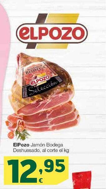 HiperDino Elpozo jamón bodega deshuesado al corte el kg oferta