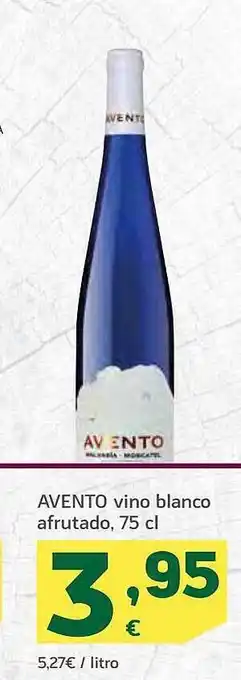 HiperDino Avento vino blanco afrutado oferta