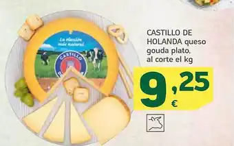 HiperDino Castillo de holanda queso gouda plato el corte el kg oferta
