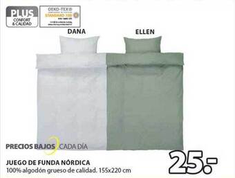 JYSK Juego de funda nórdica oferta
