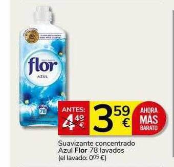 Supermercados Charter Suavizante concentrado azul flor oferta
