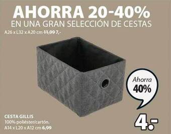 JYSK Cesta gillis oferta