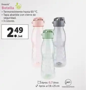 Lidl Ernesto botella oferta