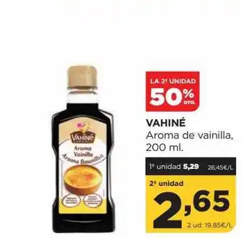 Alimerka La 2a unidad 50% dto vahiné aroma de vainilla oferta
