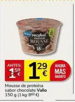 Supermercados Charter Mousse de proteína sabor chocolata valio oferta