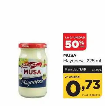 Alimerka La 2a unidad 50% dto musa mayonesa oferta