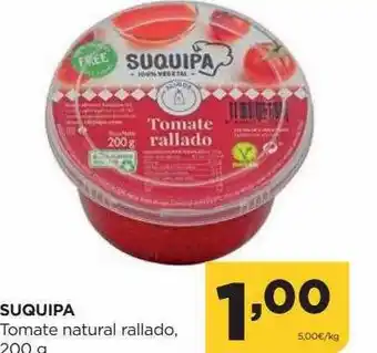 Alimerka Suquipa tomate natural rallado oferta