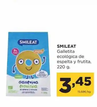 Alimerka Smileat galletita ecológica de espelta y frutta oferta
