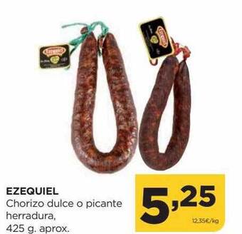Alimerka Ezequiel chorizo dulce o picante herradura oferta
