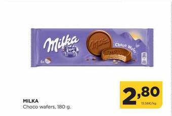 Alimerka Milka choco wafers oferta