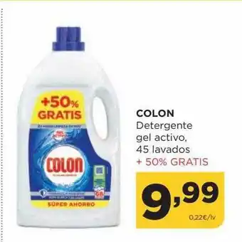 Alimerka Colon detergente gel activo 45 lavados oferta