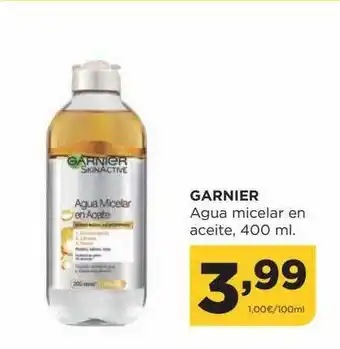 Alimerka Garnier agua micelar en aceite oferta