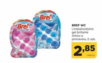 Alimerka Bref wc limpiainodoros gel brillante ártico o primavera oferta