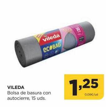 Alimerka Vileda bolsa de basura con autocierre oferta