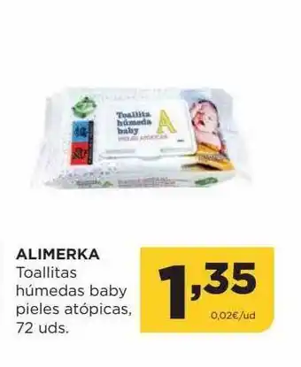 Alimerka Alimerka toallitas húmedas baby pieles atópicas oferta