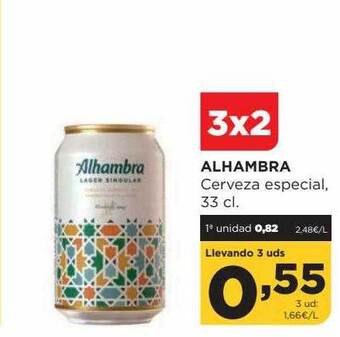 Alimerka Alhambra cerveza especial oferta