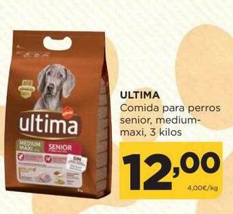 Alimerka Ultima comida para perros senior, medium-maxi oferta