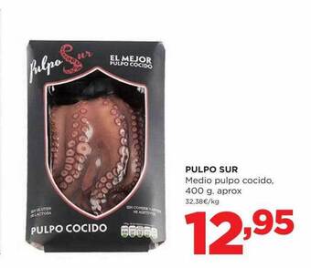 Alimerka Pulpo sur medio pulpo cocido oferta