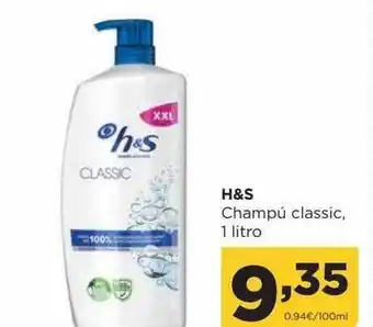 Alimerka H&s champú classic oferta