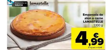 Carrefour Empanada de atún o carne lamastelle oferta