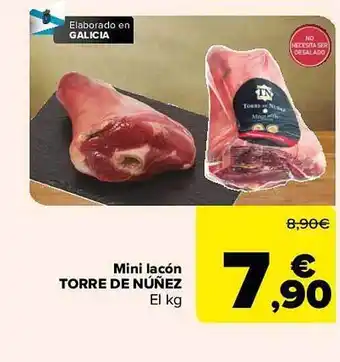 Carrefour Mini lacón torre de núñez el kg oferta