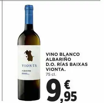 Hipercor Vino blanco albariño do rías baixas vionta oferta