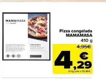 Carrefour Pizza congelada mamamasa oferta