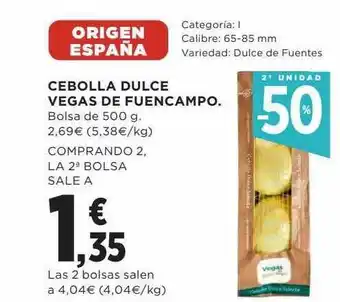 Hipercor Cebolla oferta