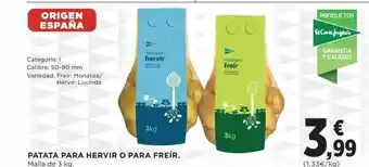 Hipercor Patata oferta