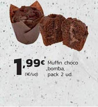 Supermercados Lupa Muffin choco bomba oferta