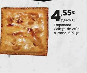 Supermercados Lupa Empanada gallega de atún o carne oferta