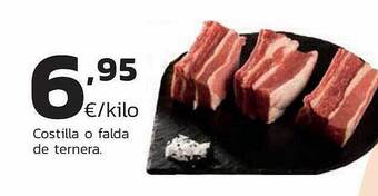 Supermercados Lupa Costilla o falda de ternera oferta