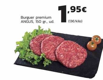 Supermercados Lupa Burguer premium angus oferta