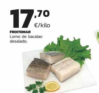 Supermercados Lupa Froitomar lomo de bacalao desalado oferta