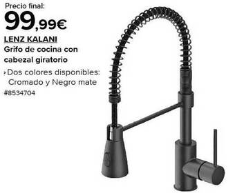 Costco Lenz kalani grifo de cocina con cabezal giratorio oferta