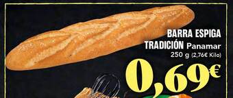 Gadis Barra espiga tradición panamar oferta